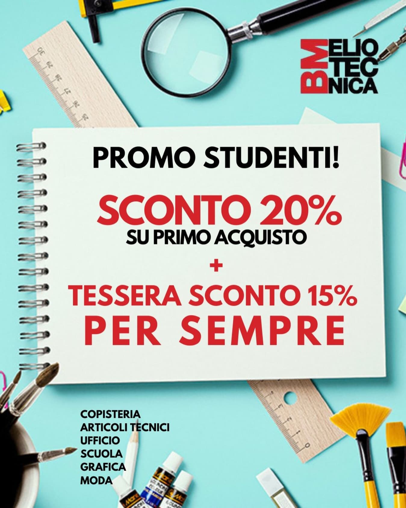 Post: 🎒✏️ Pronti per il ritorno a scuola? Noi sì!
Per i tuoi acquisti siamo già operativi con una super promo:

✨ -20% di sconto sul tuo primo ac…