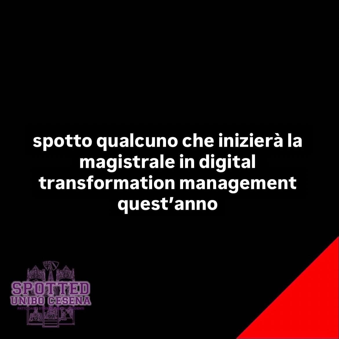 Post: #spotted #Cesena #unibo #cesenaspotted