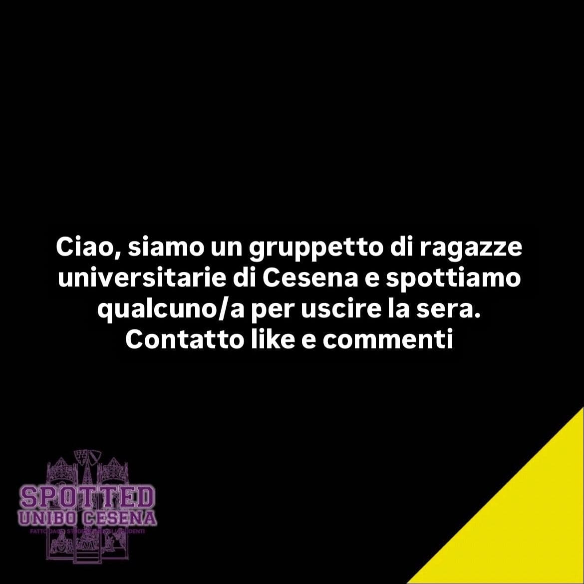 Post: #spotted #Cesena #unibo #cesenaspotted