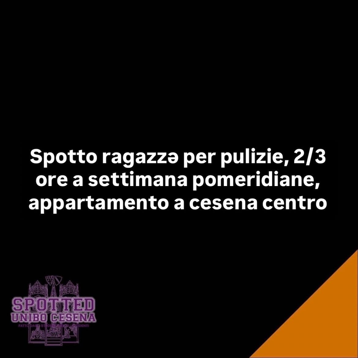 Post: #spotted #Cesena #unibo #cesenaspotted