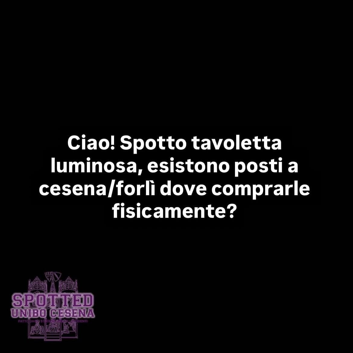 Post: #spotted #Cesena #unibo #cesenaspotted