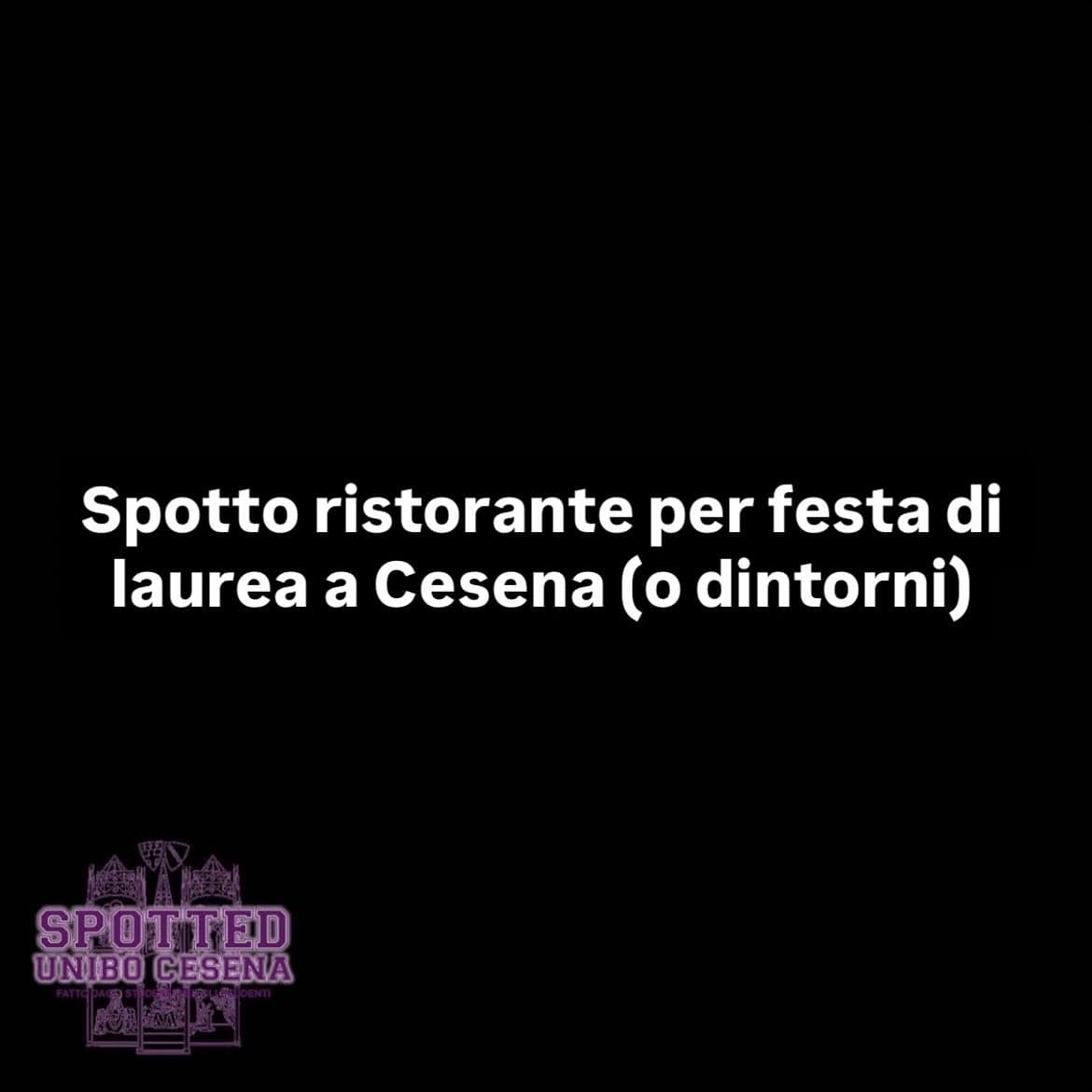 Post: #spotted #Cesena #unibo #cesenaspotted