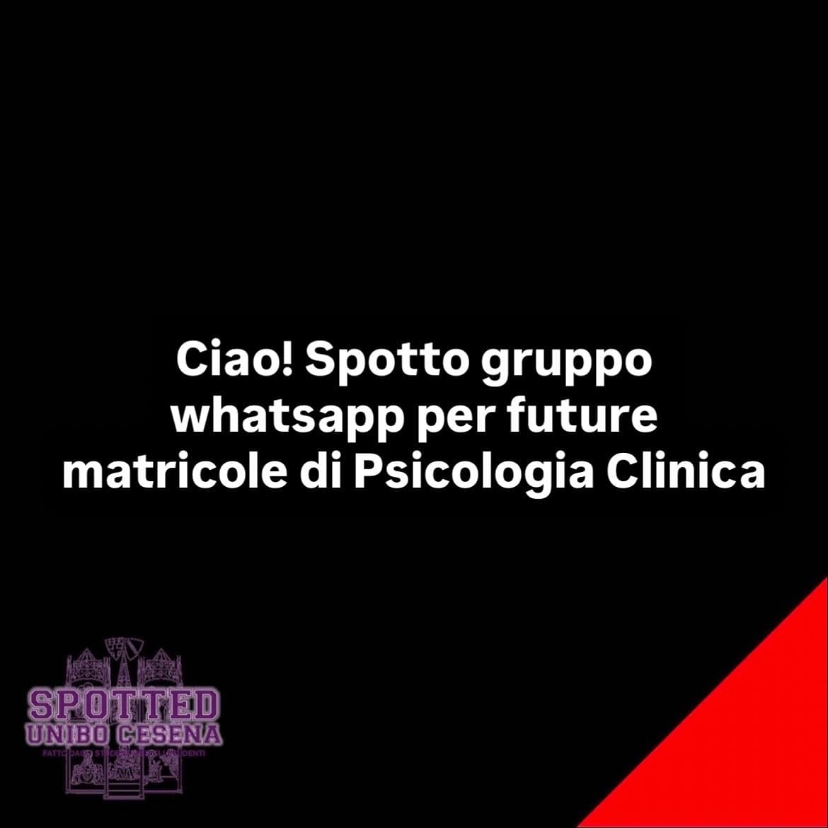 Post: #spotted #Cesena #unibo #cesenaspotted