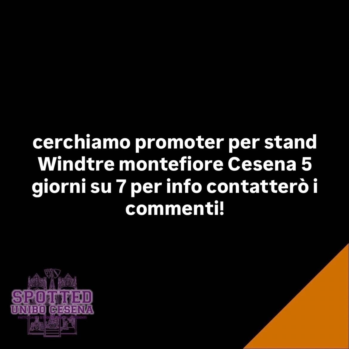 Post: #spotted #Cesena #unibo #cesenaspotted