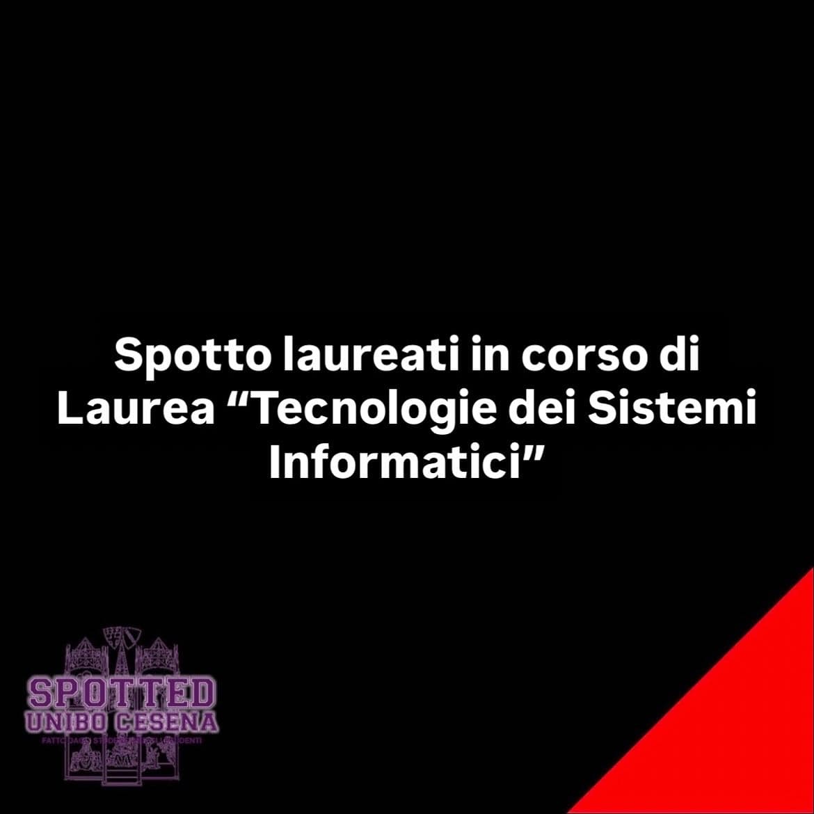 Post: #spotted #Cesena #unibo #cesenaspotted