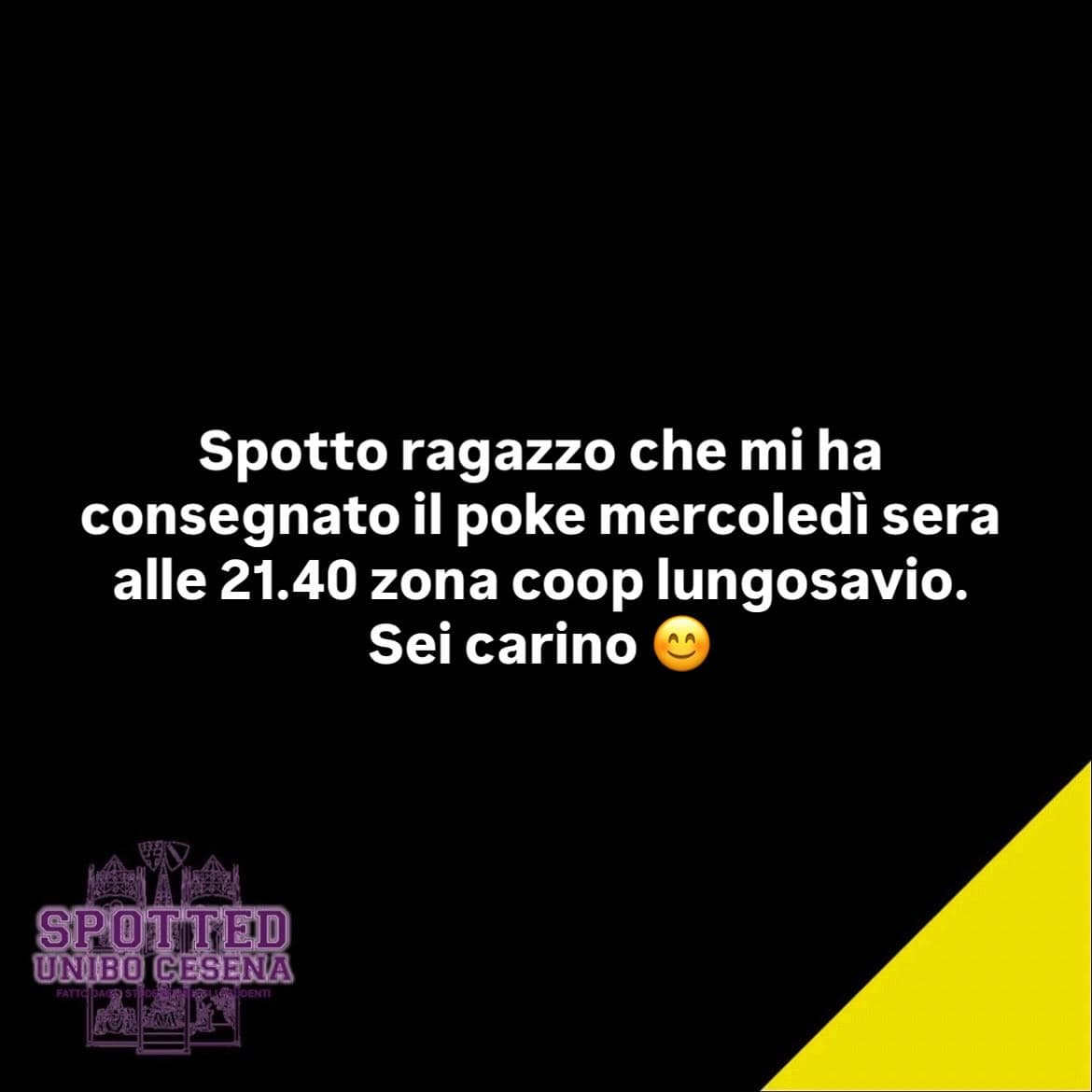 Post: #spotted #Cesena #unibo #cesenaspotted