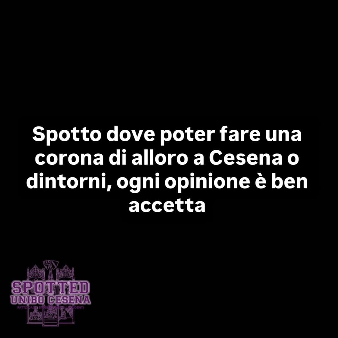 Post: #spotted #Cesena #unibo #cesenaspotted