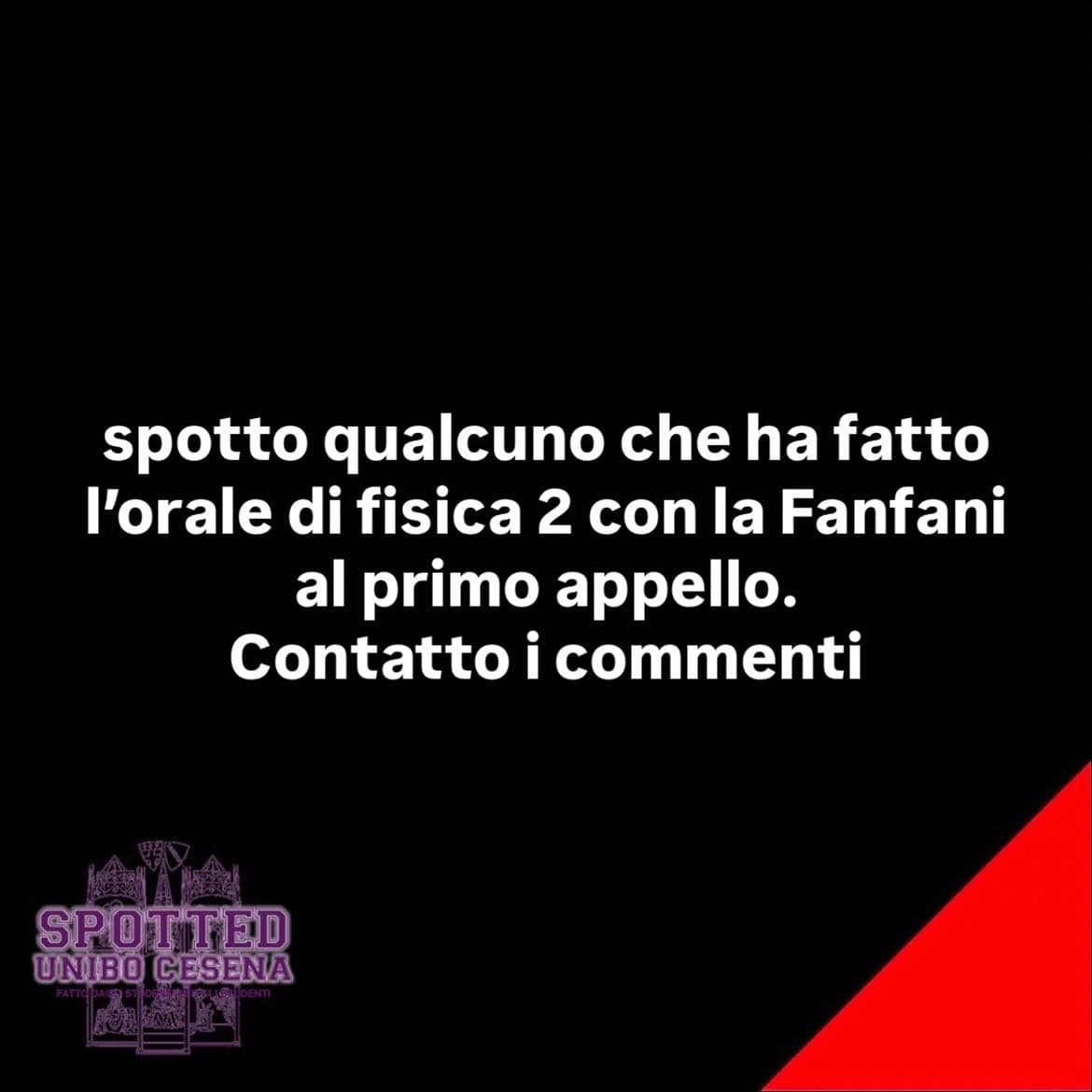Post: #spotted #Cesena #unibo #cesenaspotted