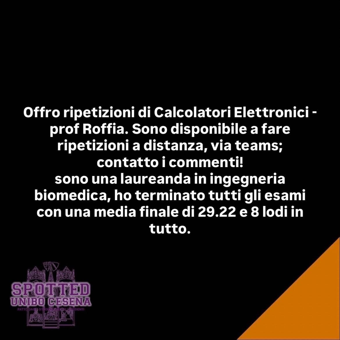 Post: #spotted #Cesena #unibo #cesenaspotted