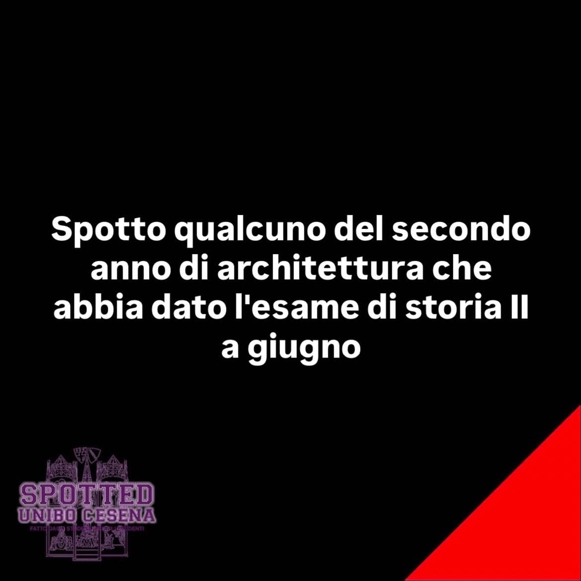 Post: #spotted #Cesena #unibo #cesenaspotted