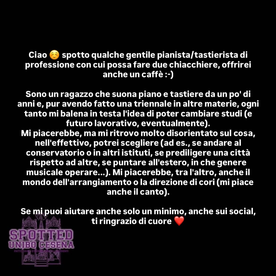 Post: #spotted #Cesena #unibo #cesenaspotted