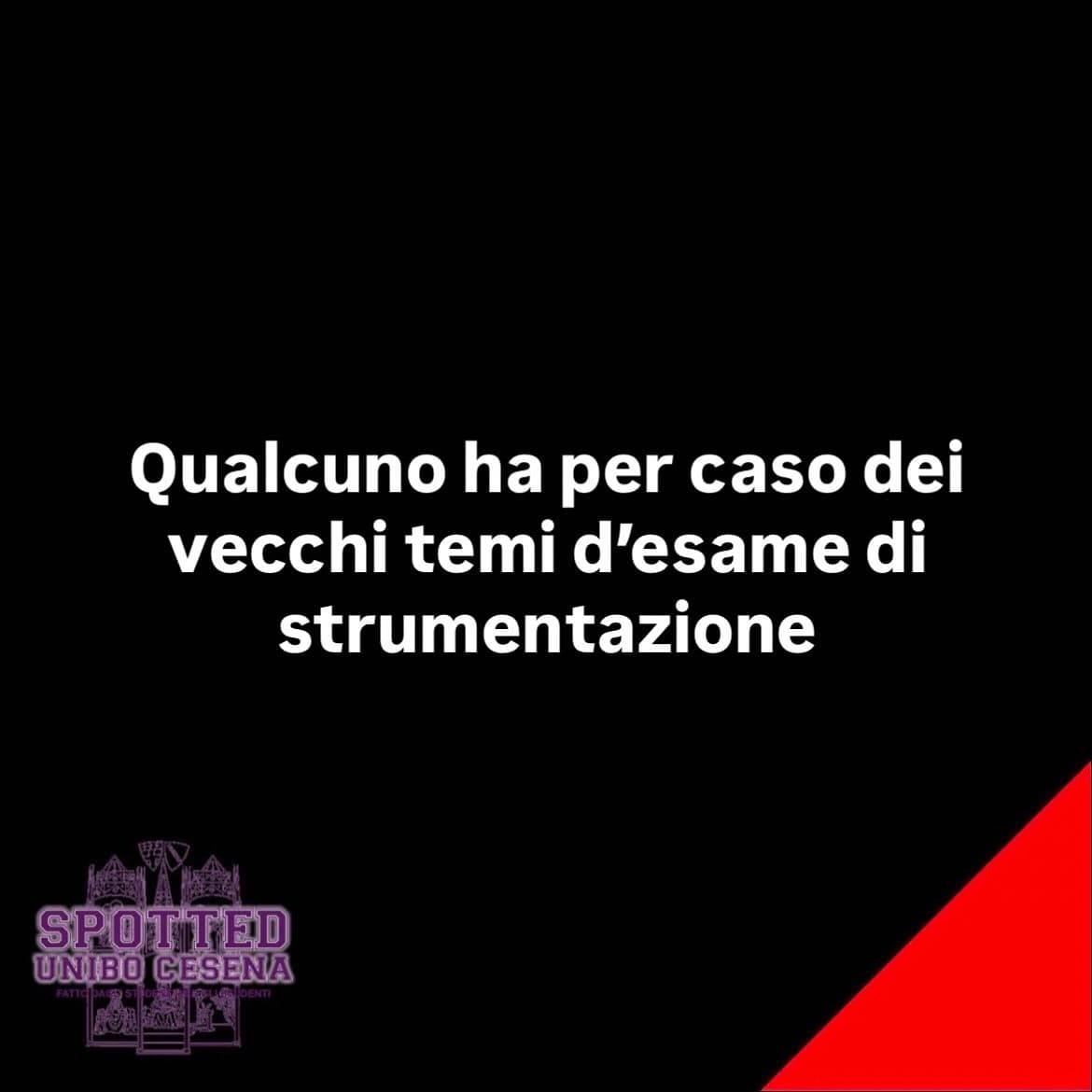 Post: #spotted #Cesena #unibo #cesenaspotted