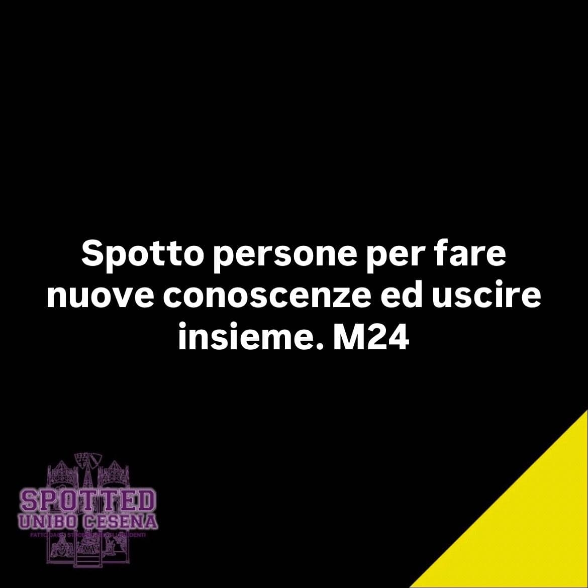 Post: #spotted #Cesena #unibo #cesenaspotted