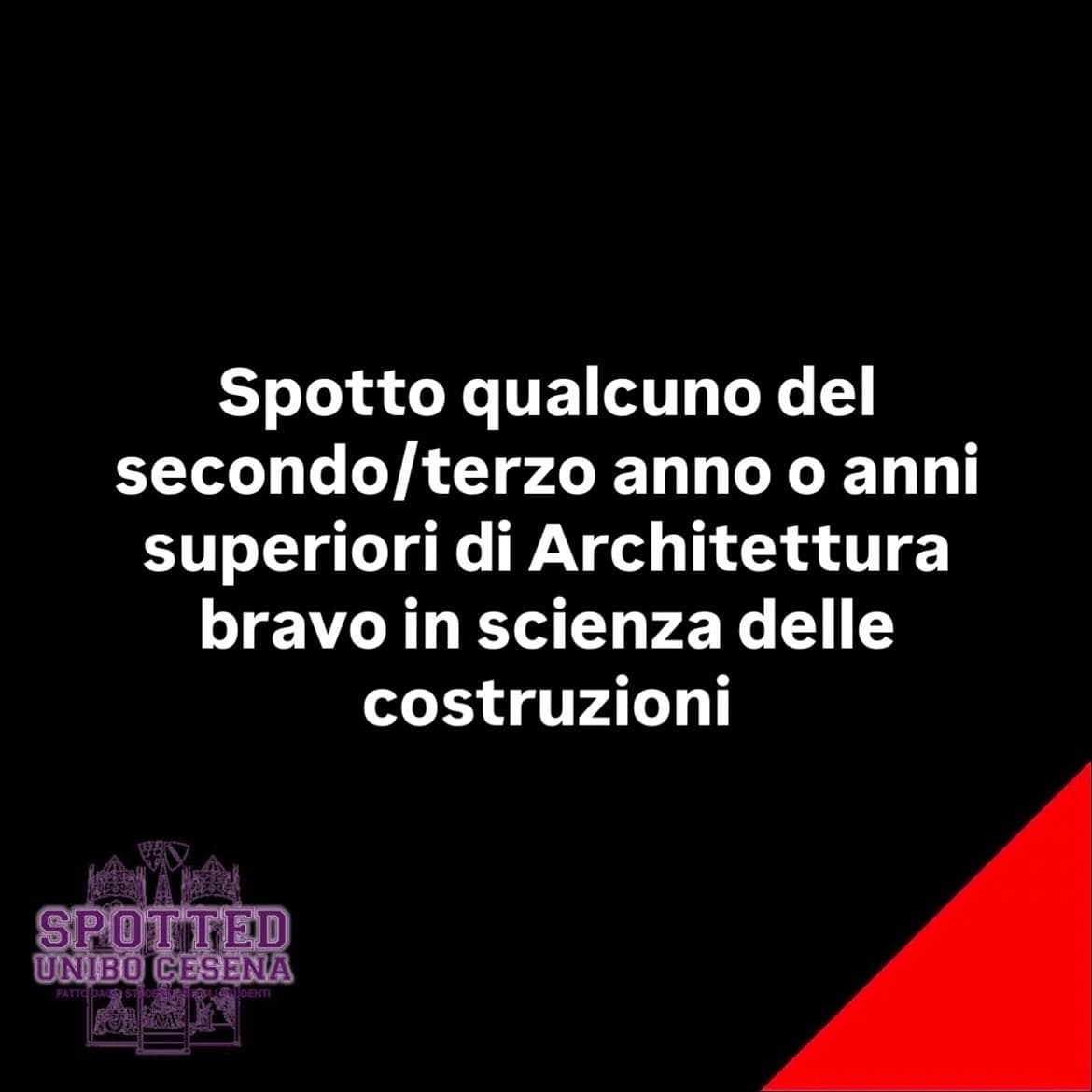 Post: #spotted #Cesena #unibo #cesenaspotted