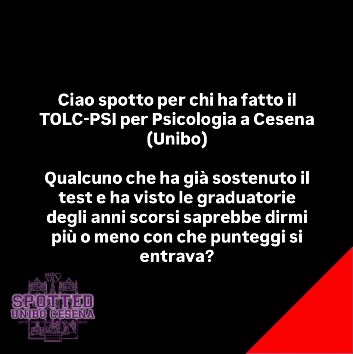 Post: #spotted #Cesena #unibo #cesenaspotted