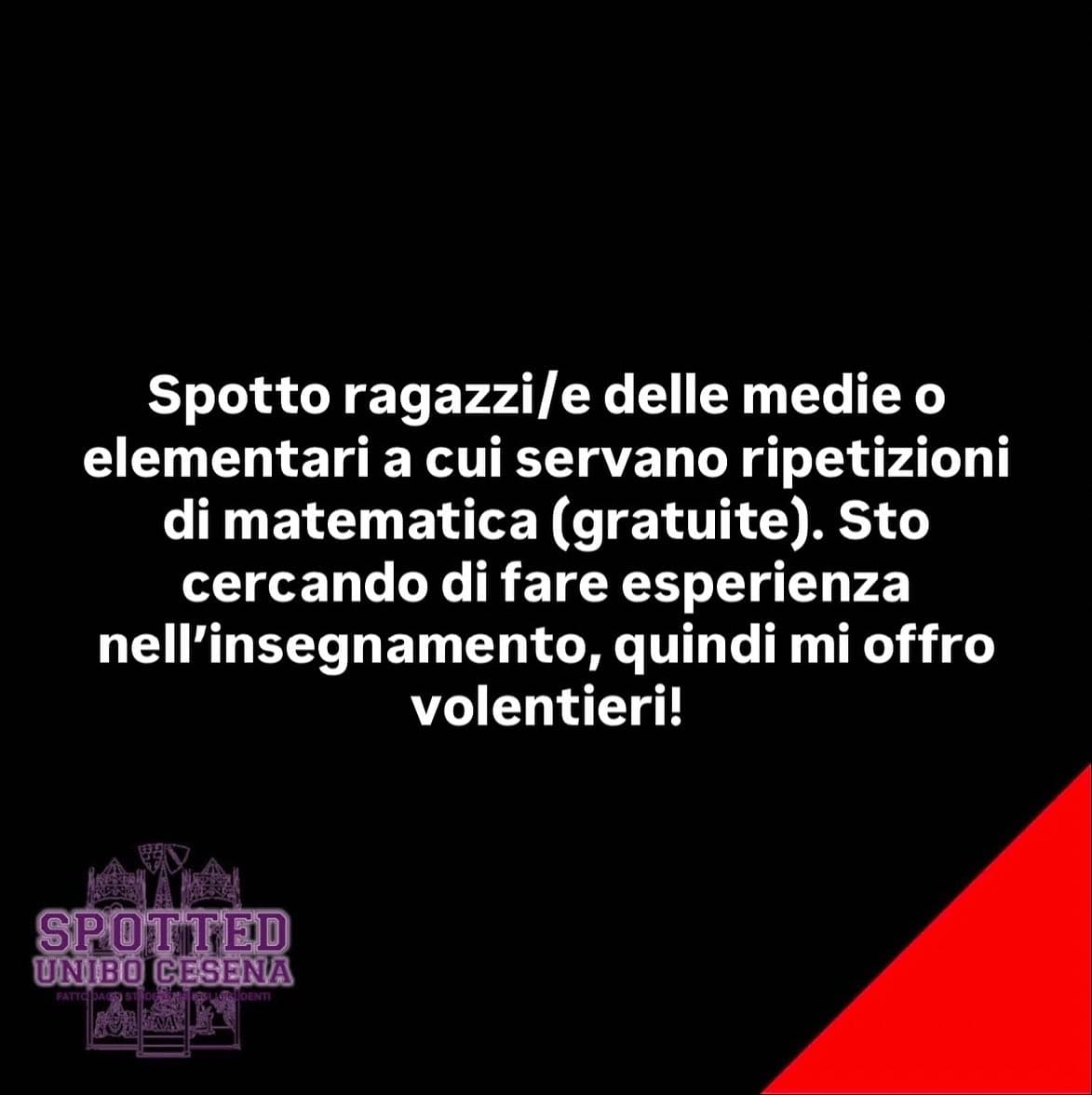 Post: #spotted #Cesena #unibo #cesenaspotted