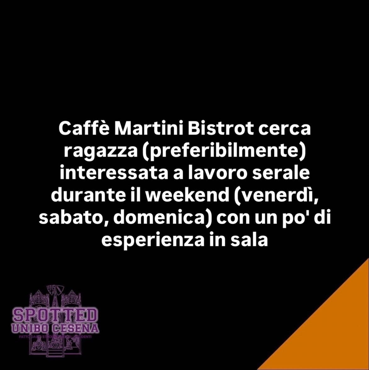 Post: #spotted #Cesena #unibo #cesenaspotted