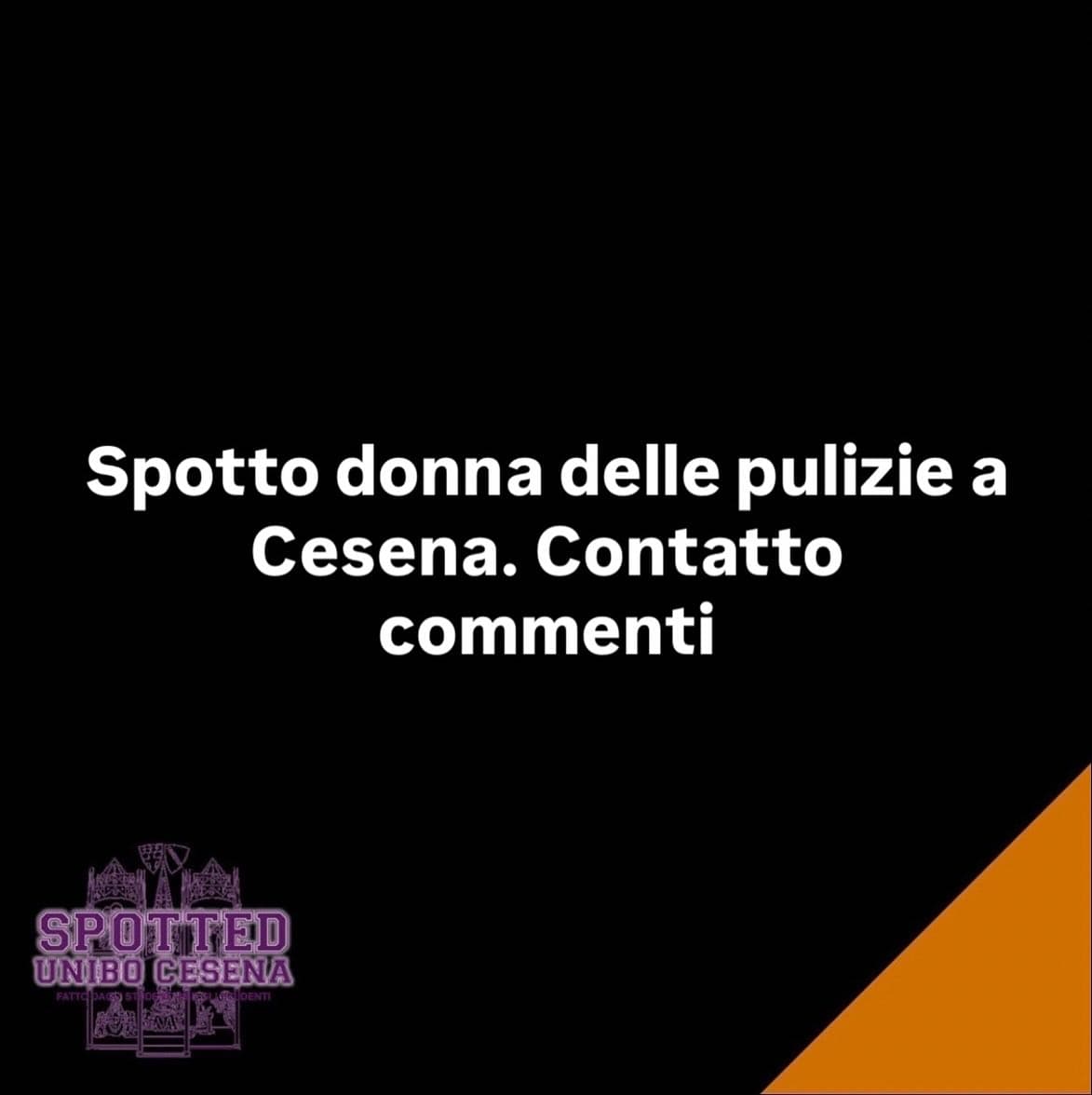 Post: #spotted #Cesena #unibo #cesenaspotted