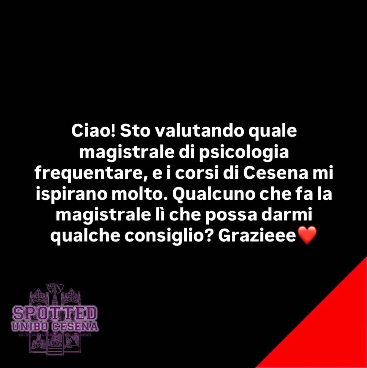 Post: #spotted #Cesena #unibo #cesenaspotted