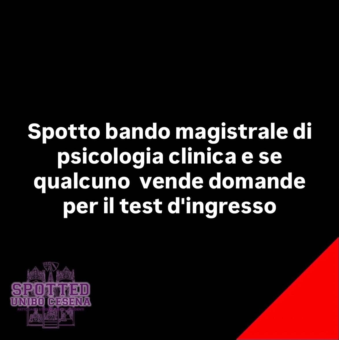Post: #spotted #Cesena #unibo #cesenaspotted