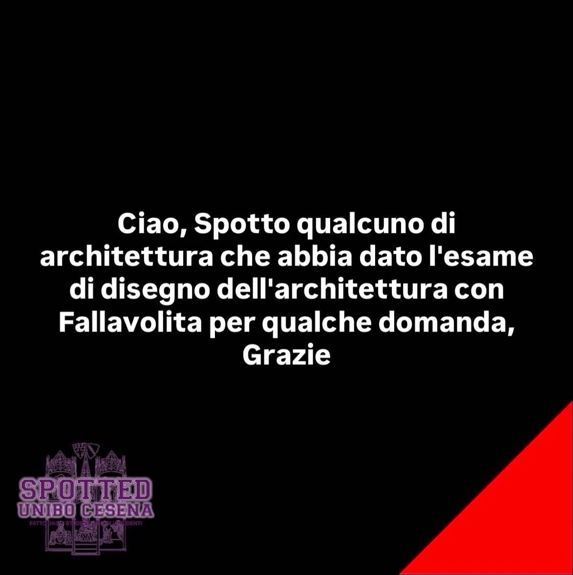 Post: #spotted #Cesena #unibo #cesenaspotted