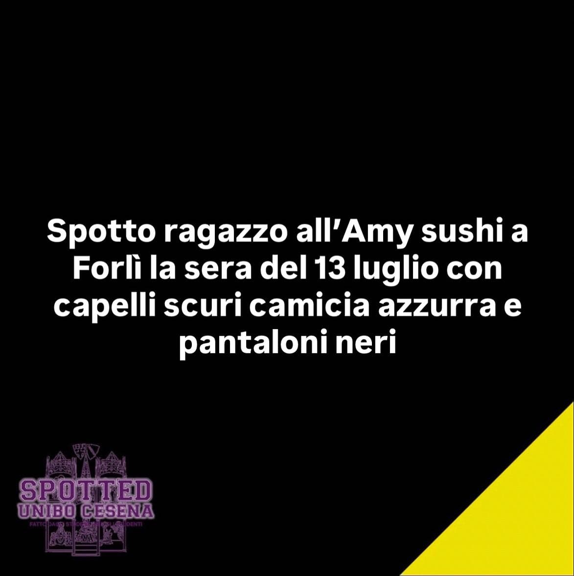 Post: #spotted #Cesena #unibo #cesenaspotted