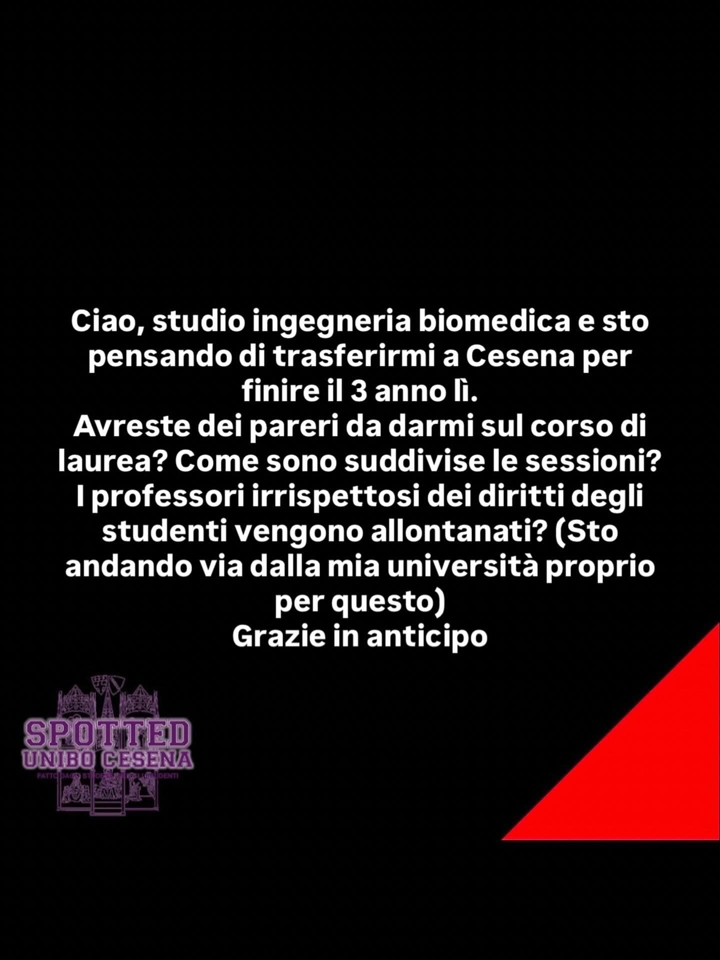 Post: #spotted #Cesena #unibo #cesenaspotted