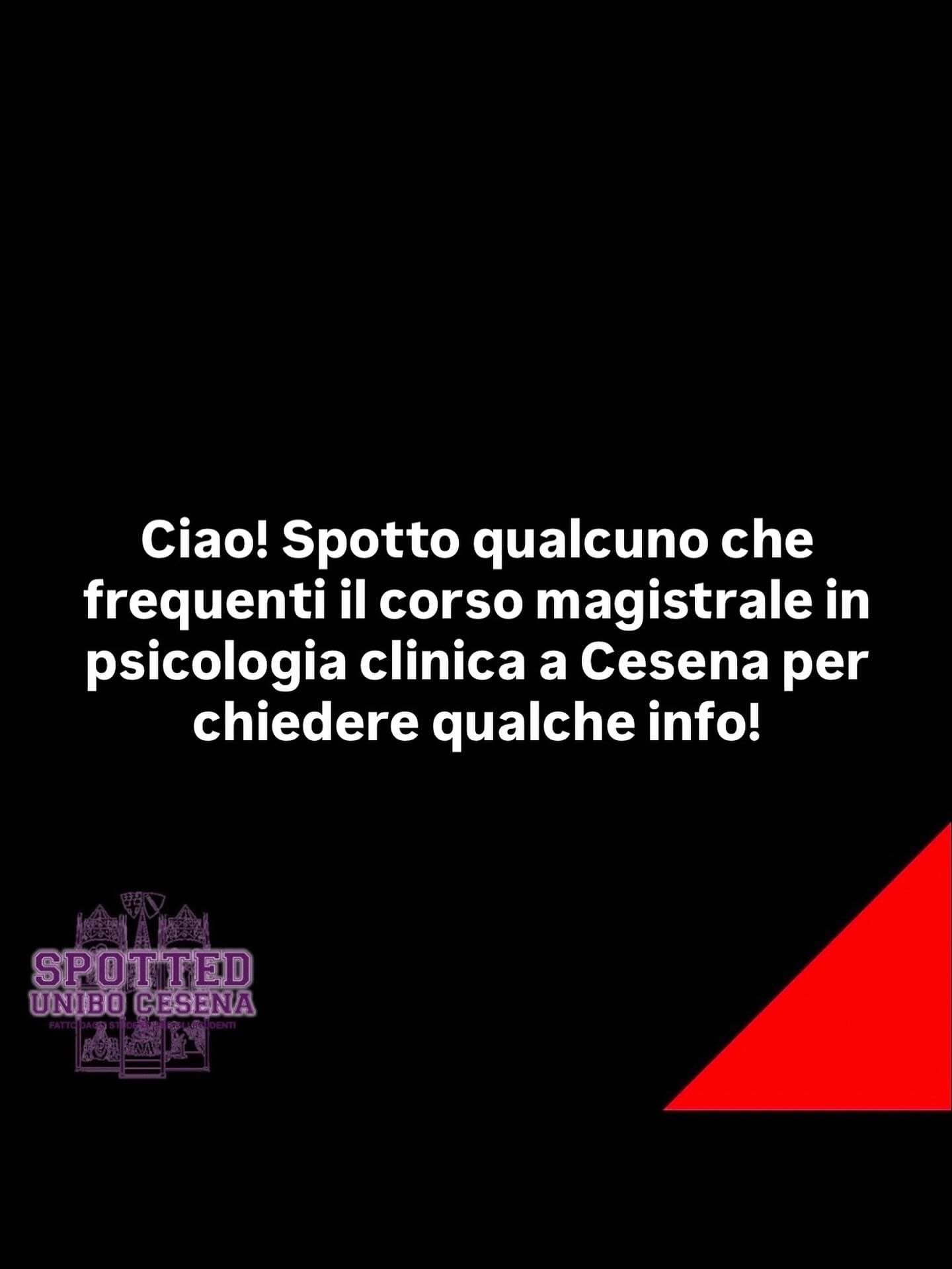 Post: #spotted #Cesena #unibo #cesenaspotted
