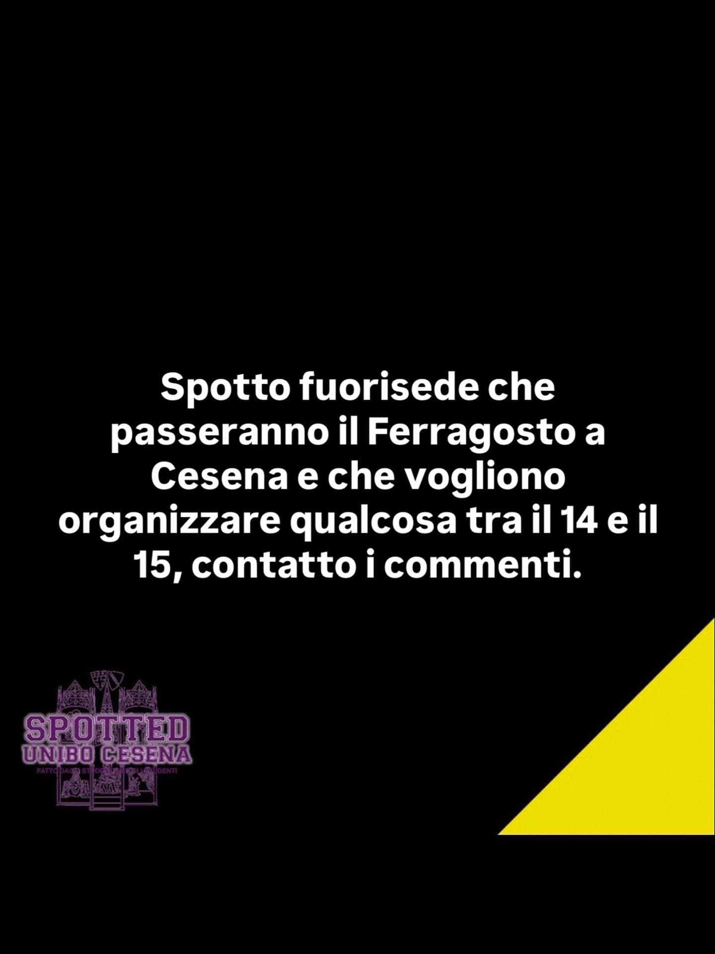 Post: #spotted #Cesena #unibo #cesenaspotted