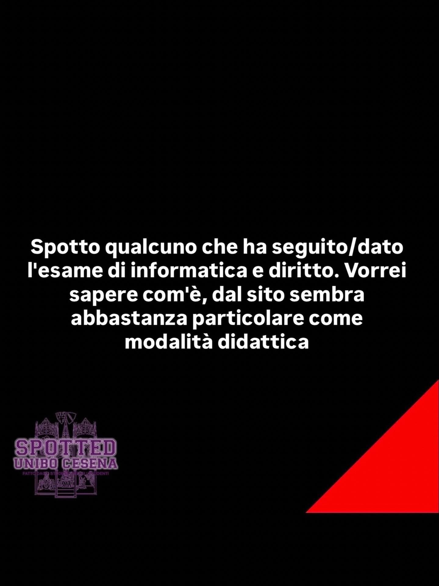 Post: #spotted #Cesena #unibo #cesenaspotted