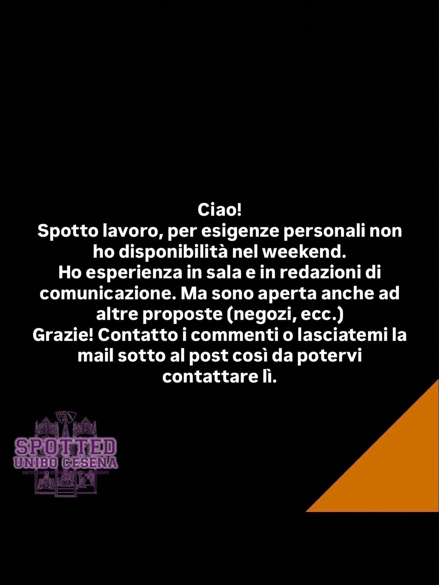 Post: #spotted #Cesena #unibo #cesenaspotted