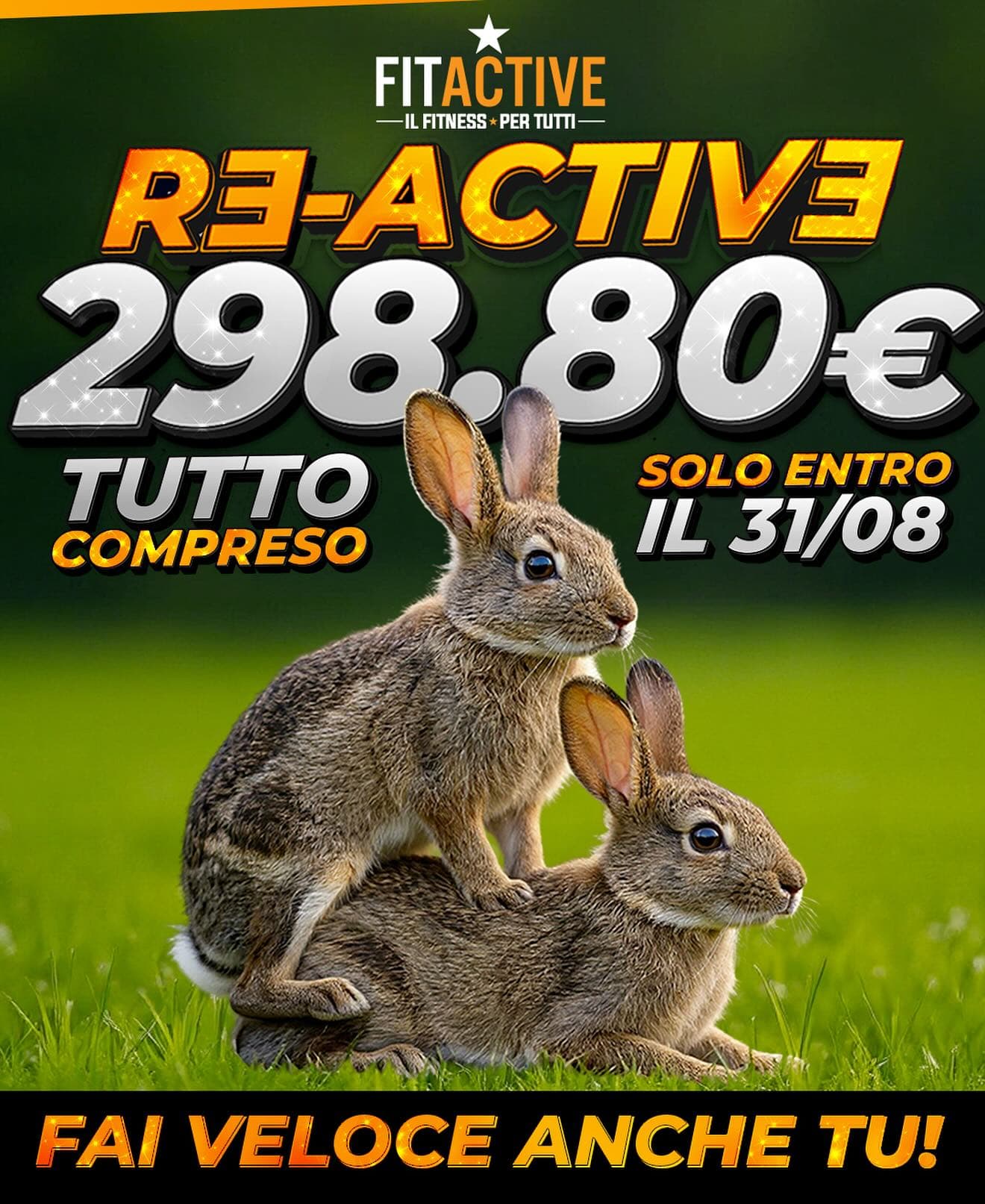 Post: Offerte entro Agosto da @fitactivecesena 

#spotted #Cesena #unibo #cesenaspotted #gym #palestra #fitactive