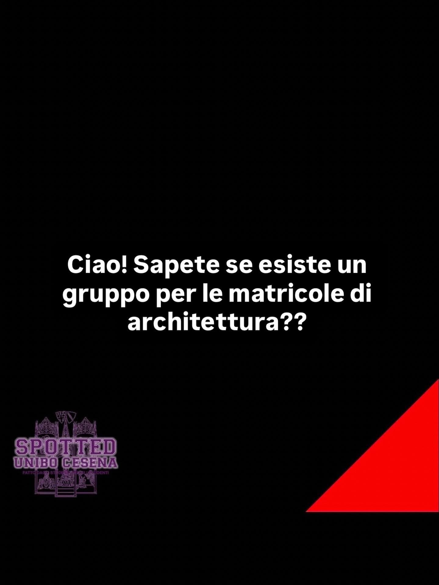 Post: #spotted #Cesena #unibo #cesenaspotted