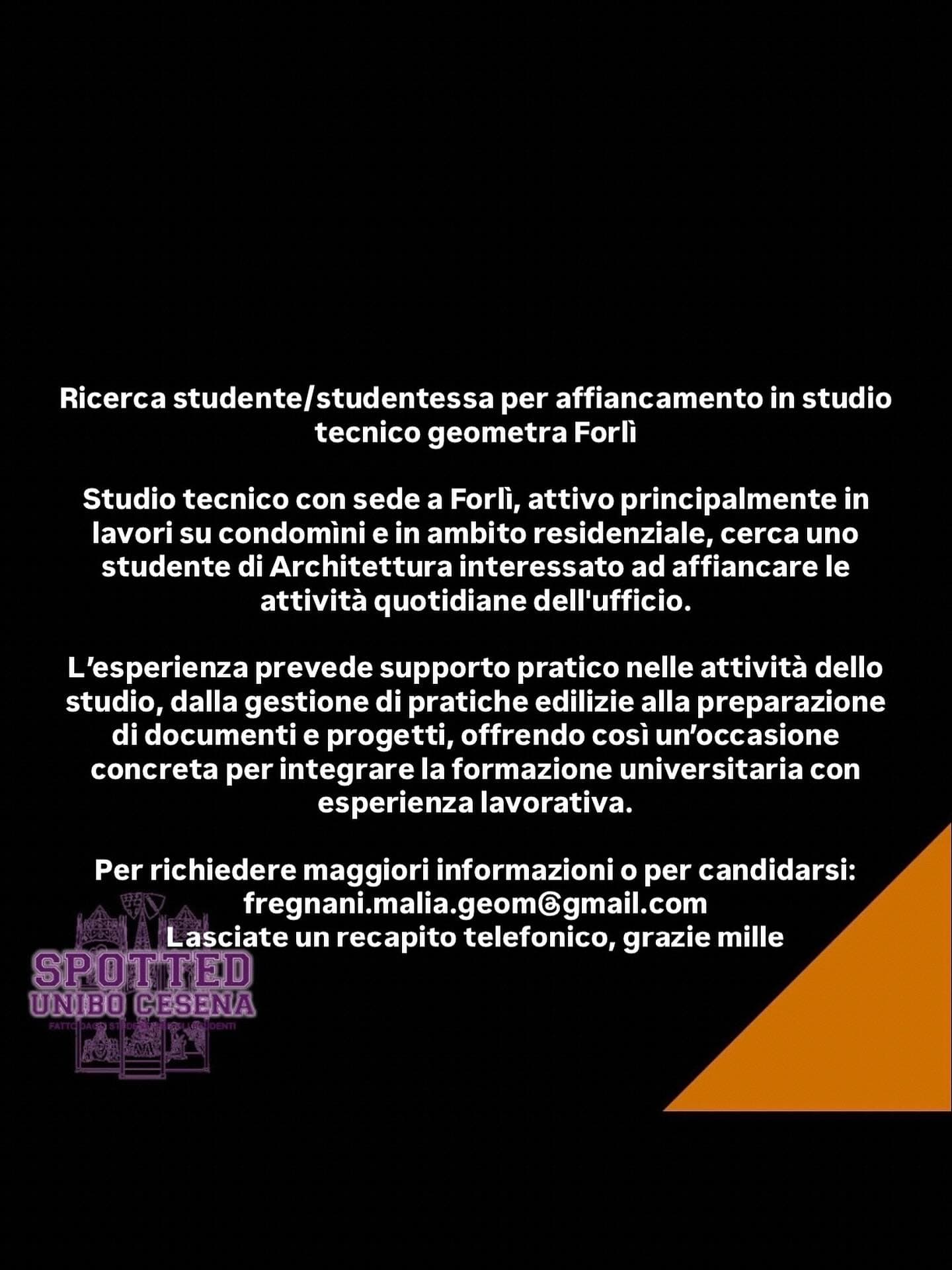 Post: #spotted #Cesena #unibo #cesenaspotted