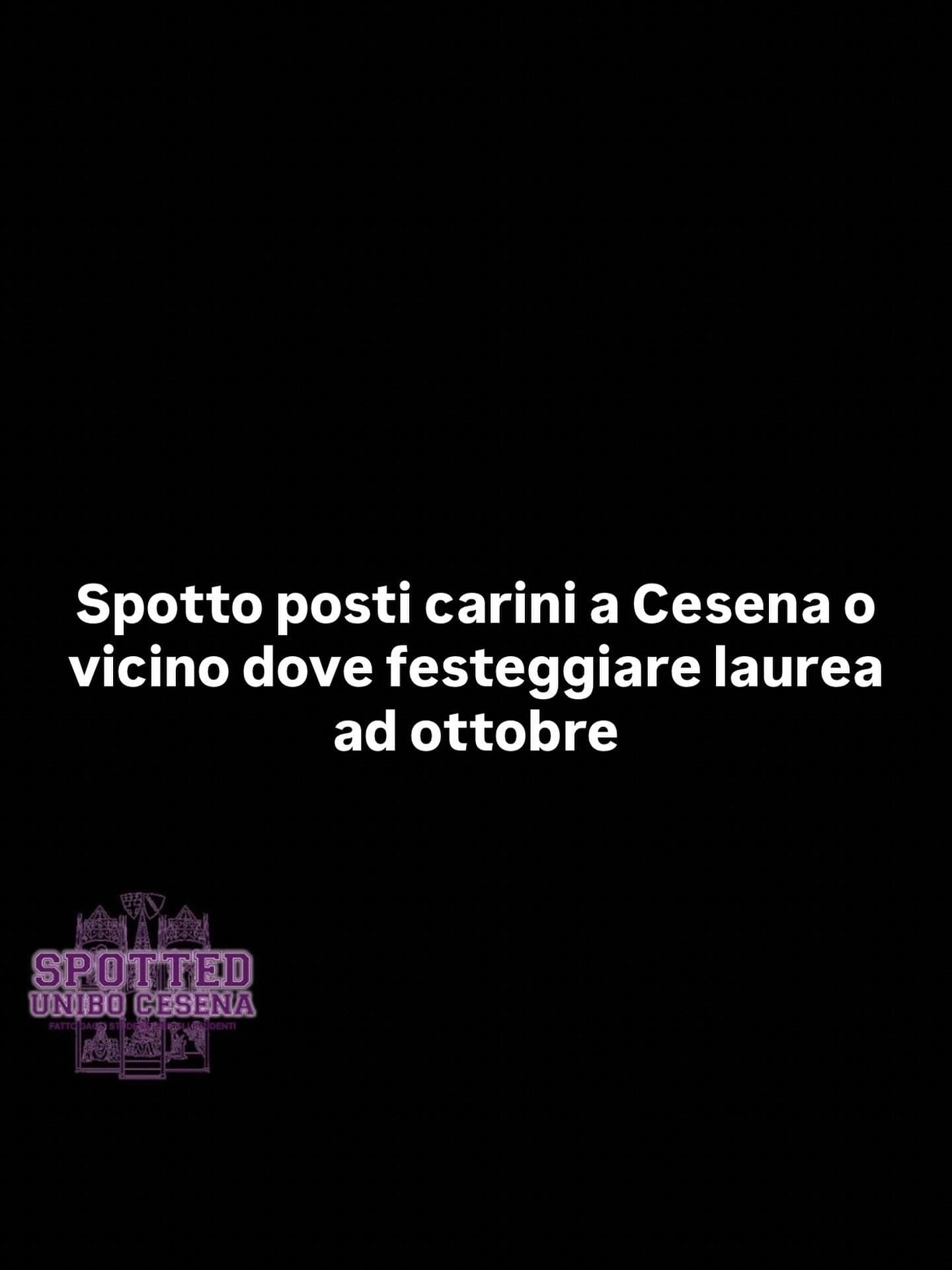 Post: #spotted #Cesena #unibo #cesenaspotted