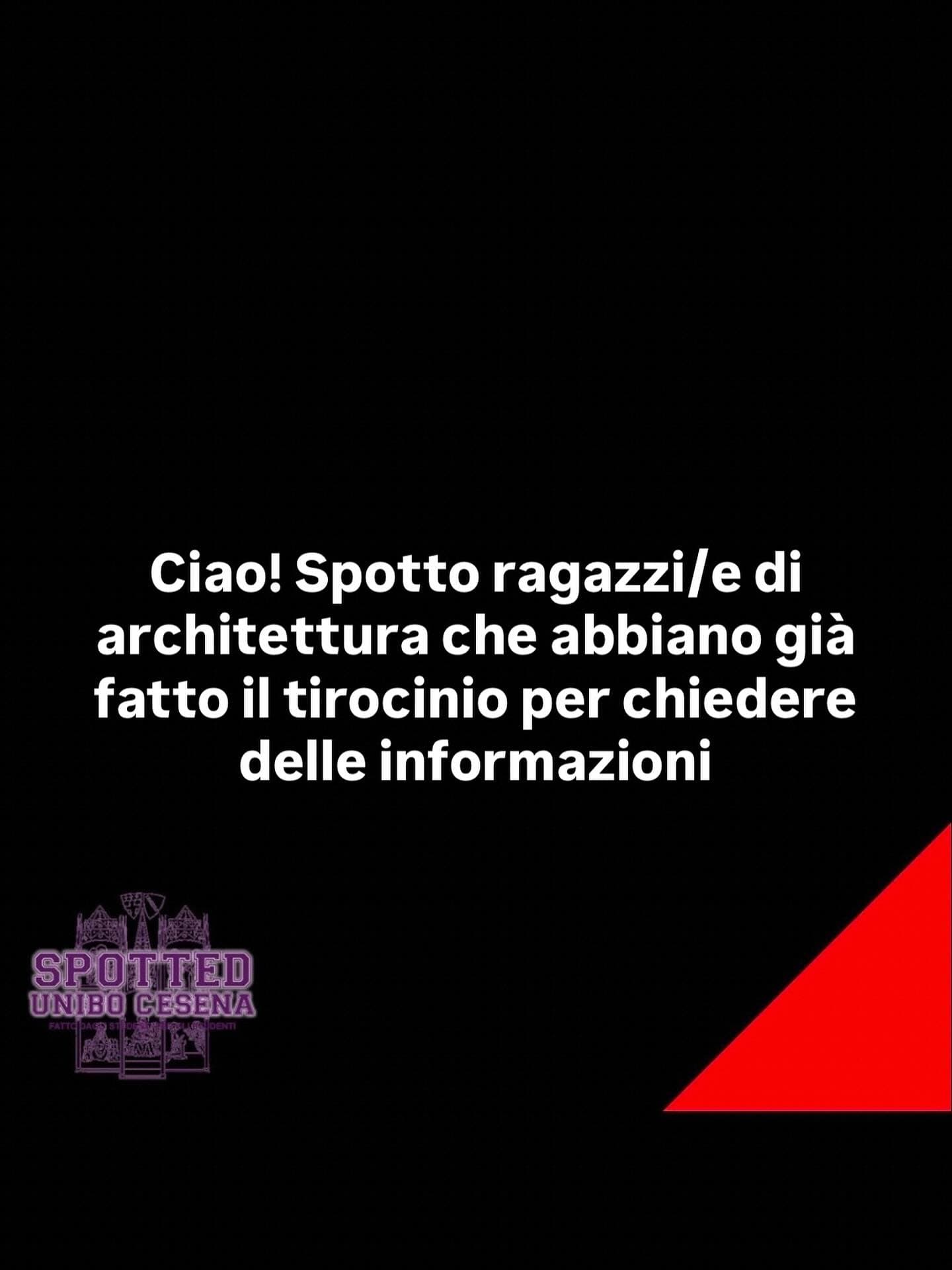 Post: #spotted #Cesena #unibo #cesenaspotted