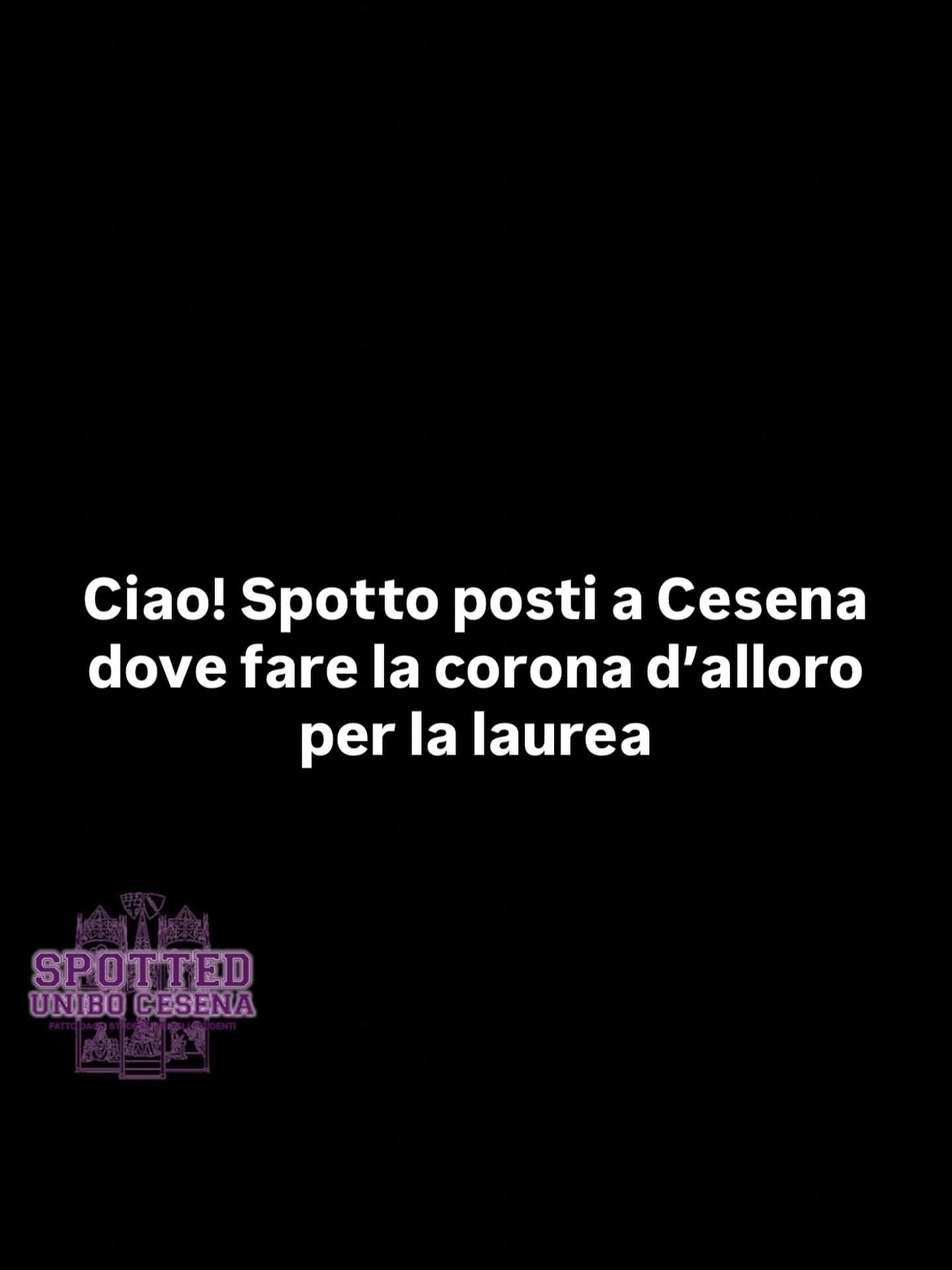 Post: #spotted #Cesena #unibo #cesenaspotted