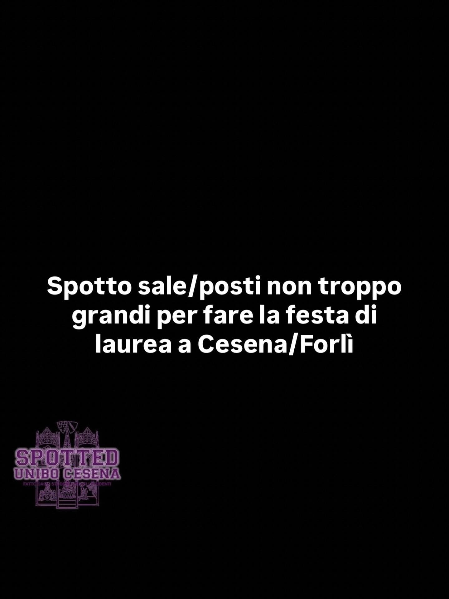 Post: #spotted #Cesena #unibo #cesenaspotted