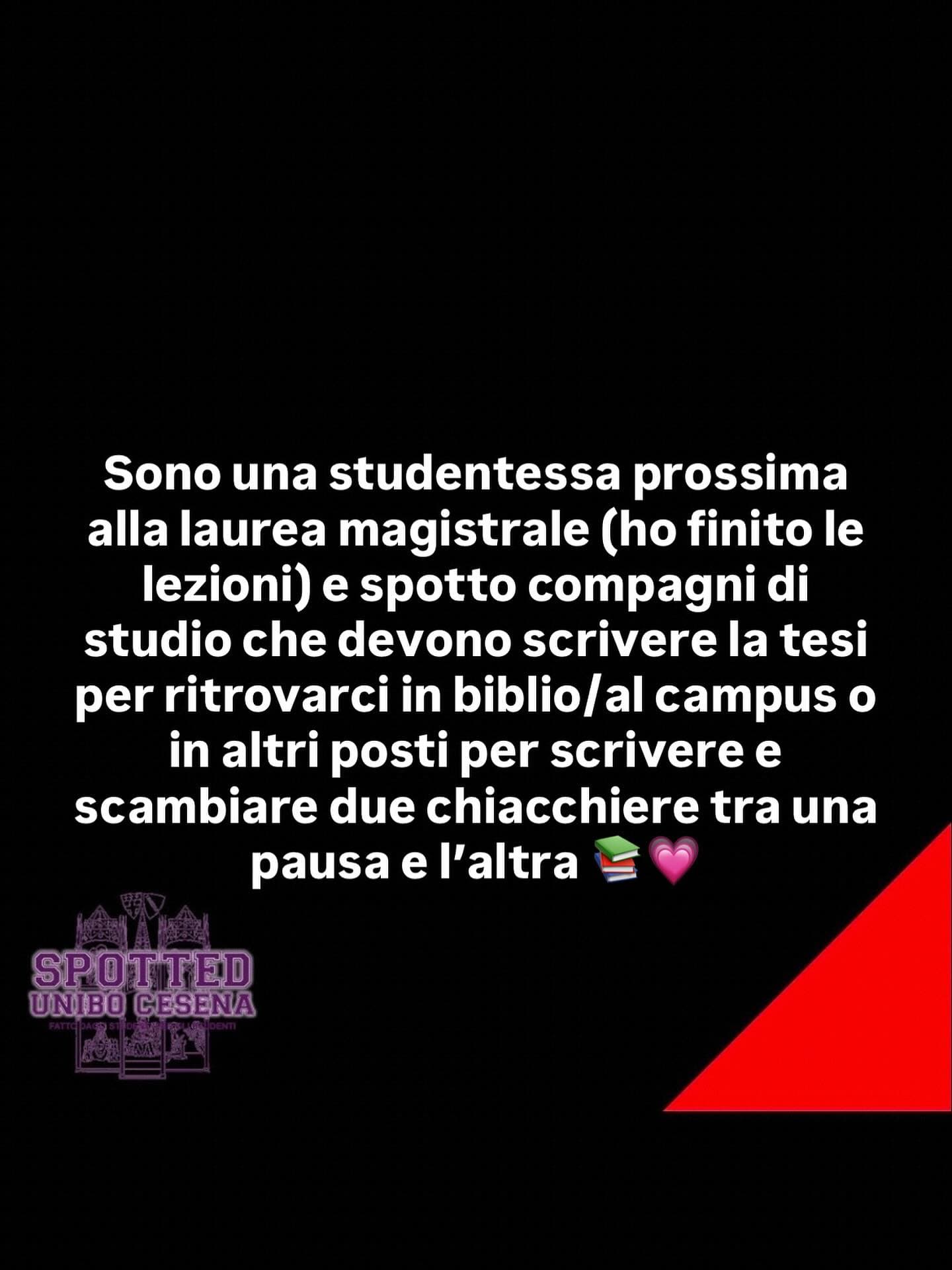 Post: #spotted #Cesena #unibo #cesenaspotted