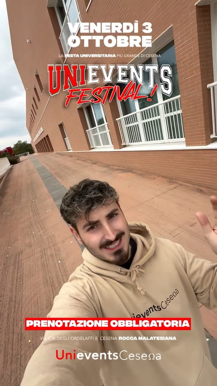 Post: UNIEVENTS FESTIVAL - LA FESTA UNIVERSITARIA ALLA ROCCA DI CESENA🎉 🚨

🗓️ • Venerdì 3 Ottobre
⏰ • Dalle 20:00 alle 01:30
📍 • Rocca Malates…