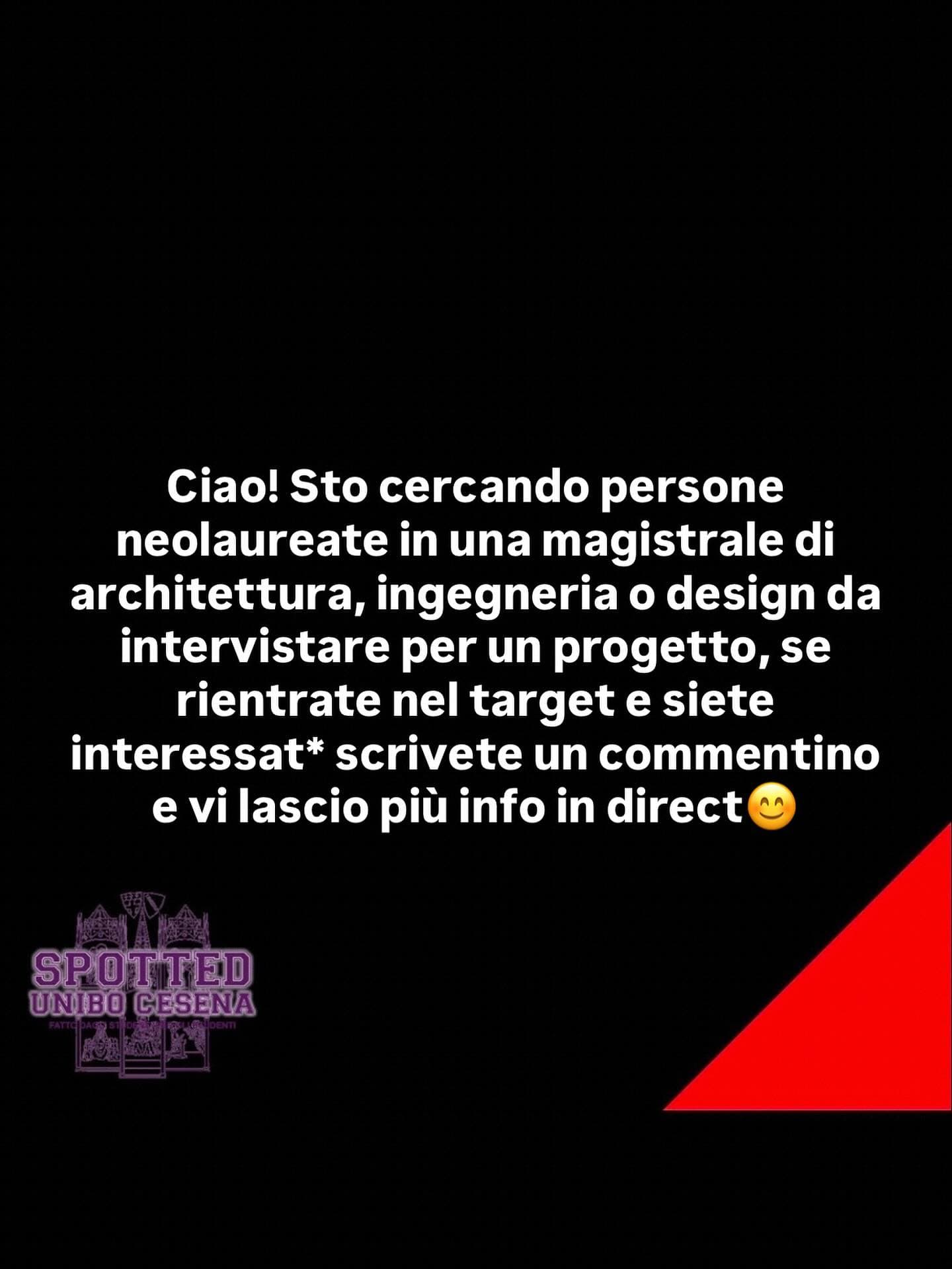 Post: #spotted #Cesena #unibo #cesenaspotted