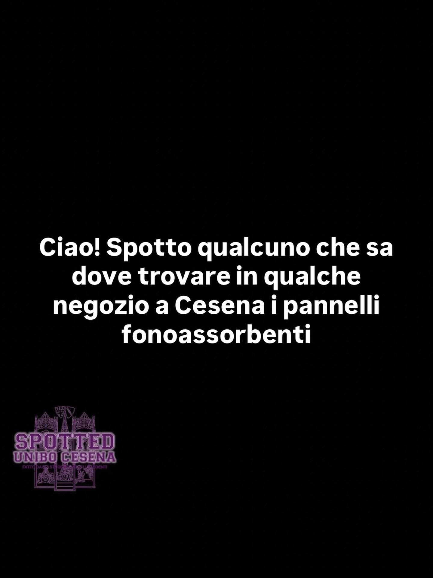 Post: #spotted #Cesena #unibo #cesenaspotted