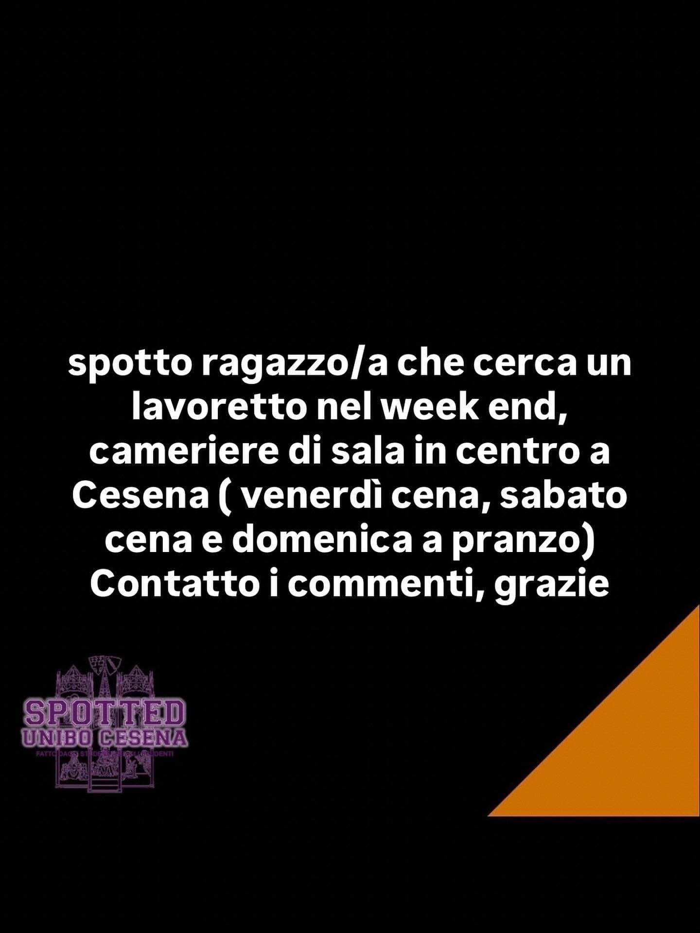 Post: #spotted #Cesena #unibo #cesenaspotted