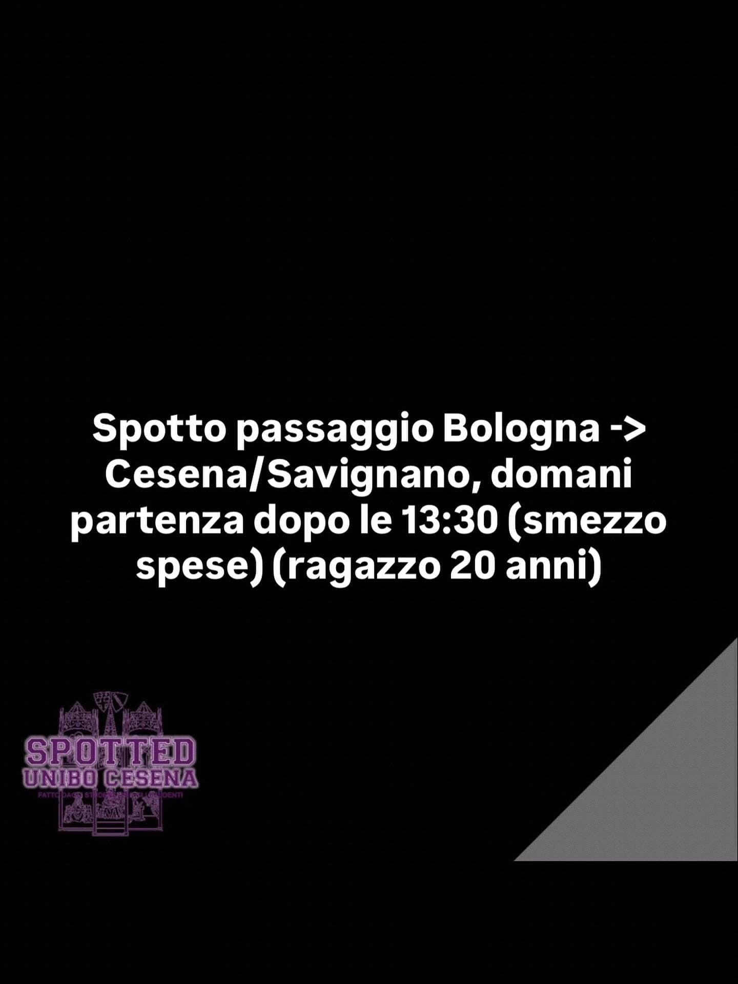 Post: #spotted #Cesena #unibo #cesenaspotted
