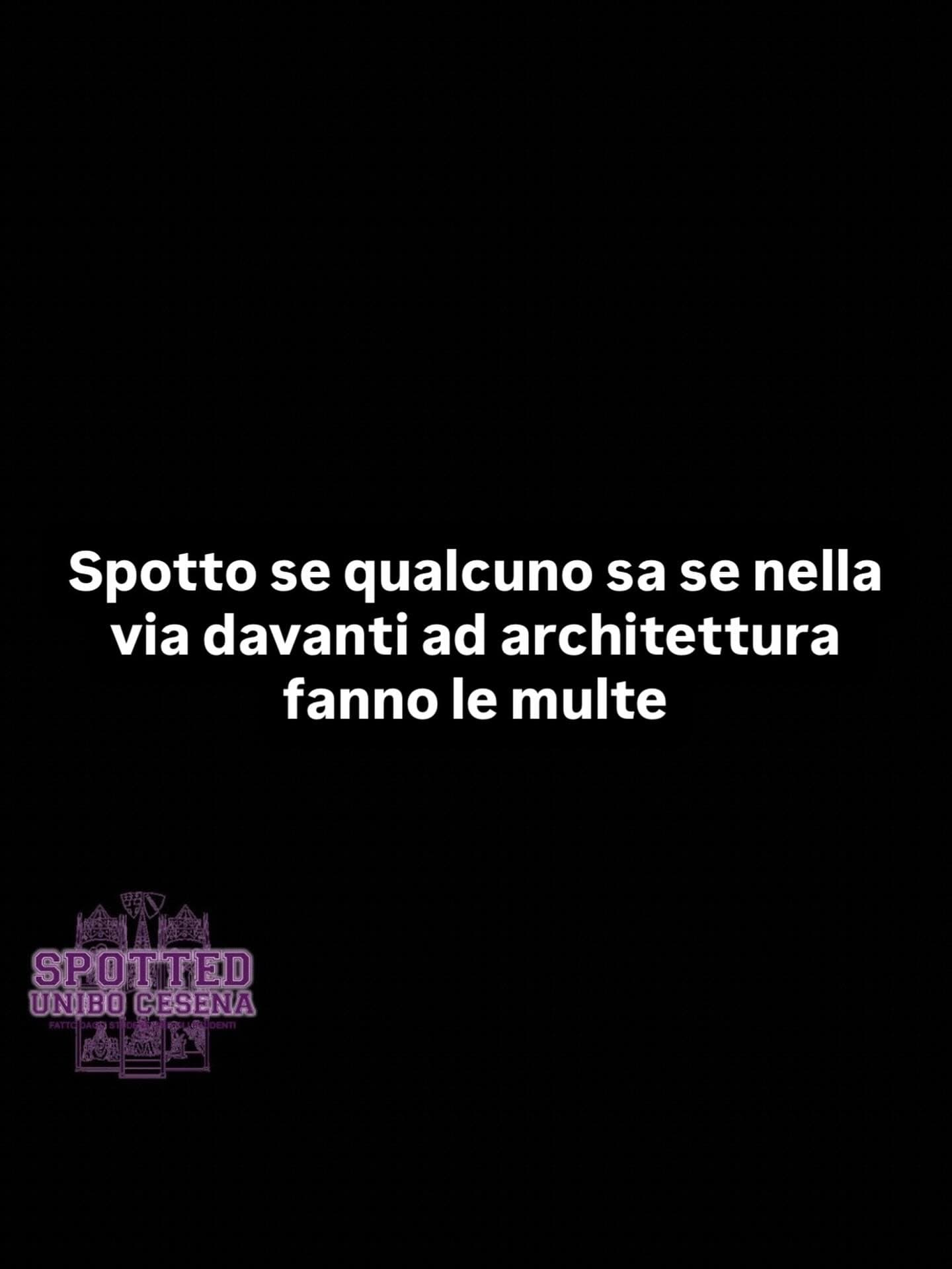 Post: #spotted #Cesena #unibo #cesenaspotted