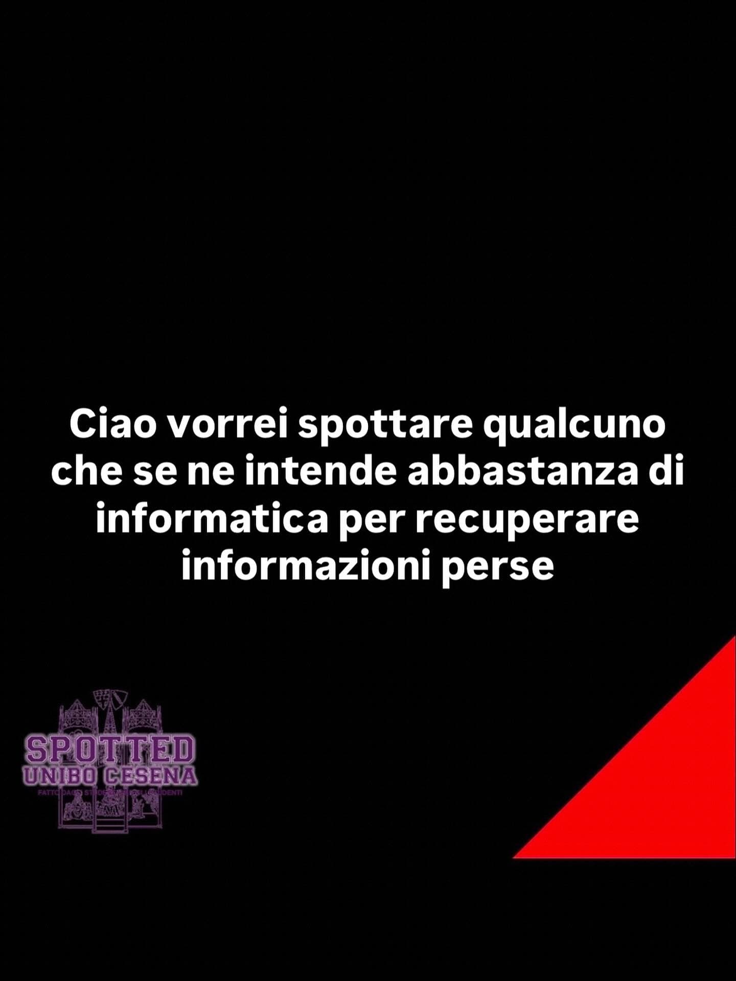 Post: #spotted #Cesena #unibo #cesenaspotted