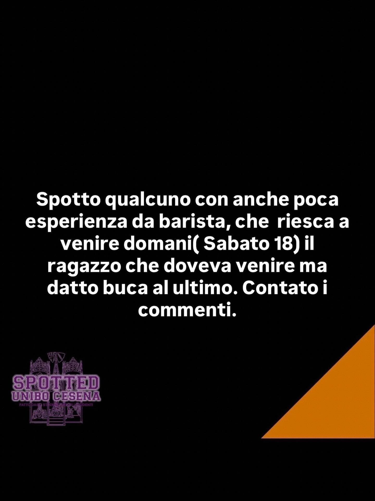 Post: #spotted #Cesena #unibo #cesenaspotted