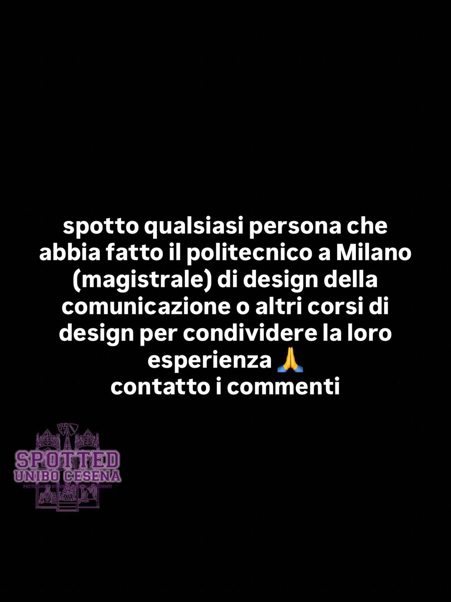 Post: #spotted #Cesena #unibo #cesenaspotted