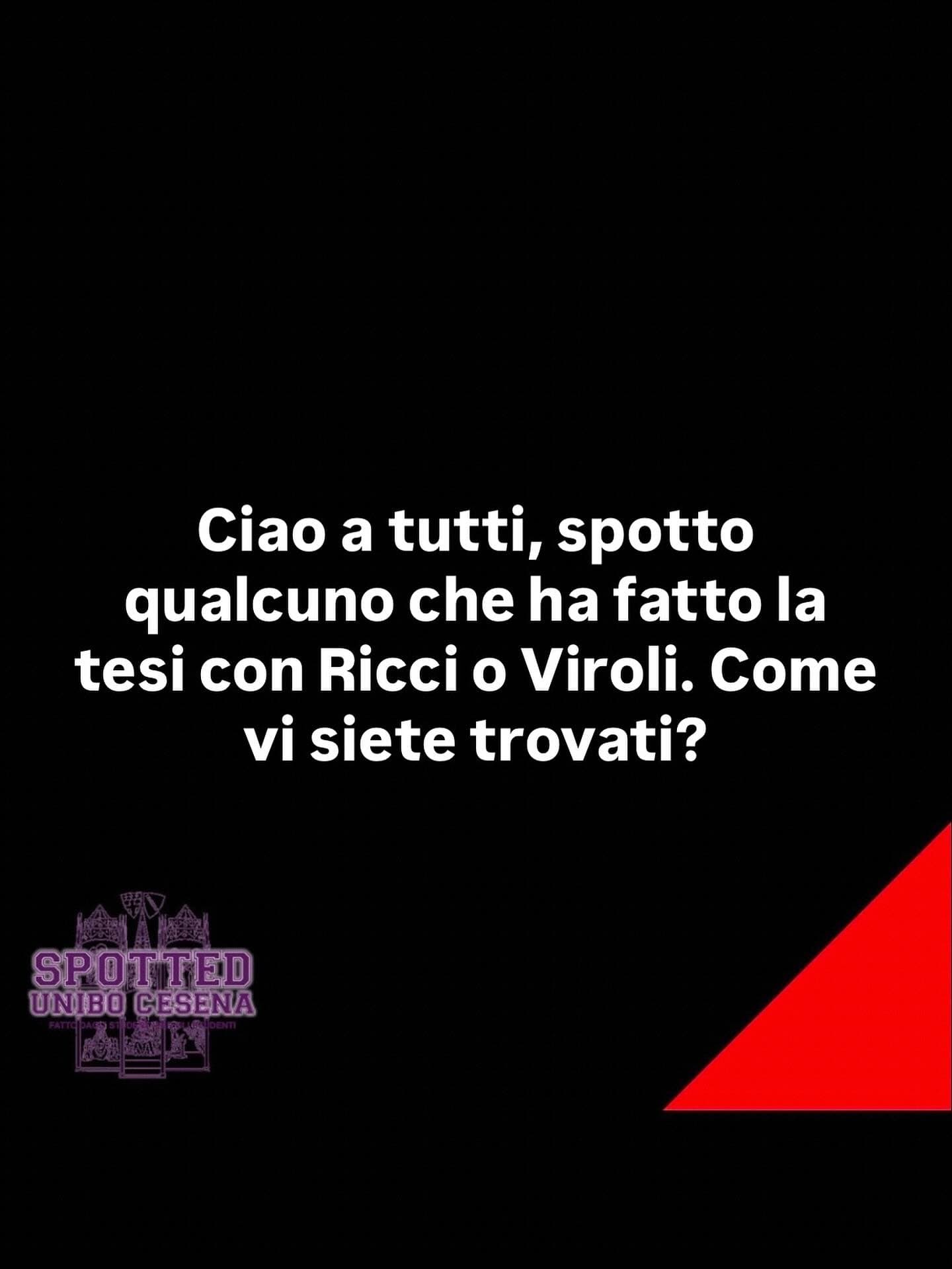 Post: #spotted #Cesena #unibo #cesenaspotted
