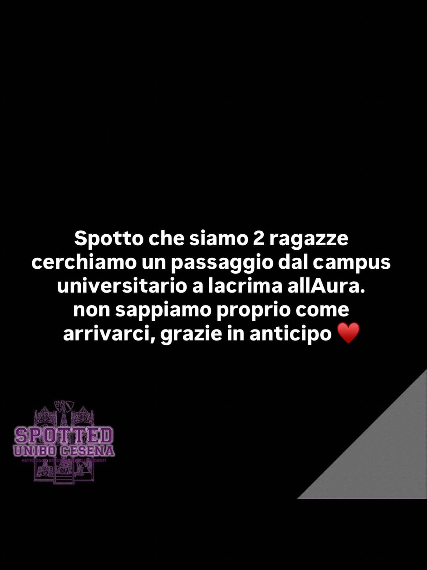 Post: #spotted #Cesena #unibo #cesenaspotted